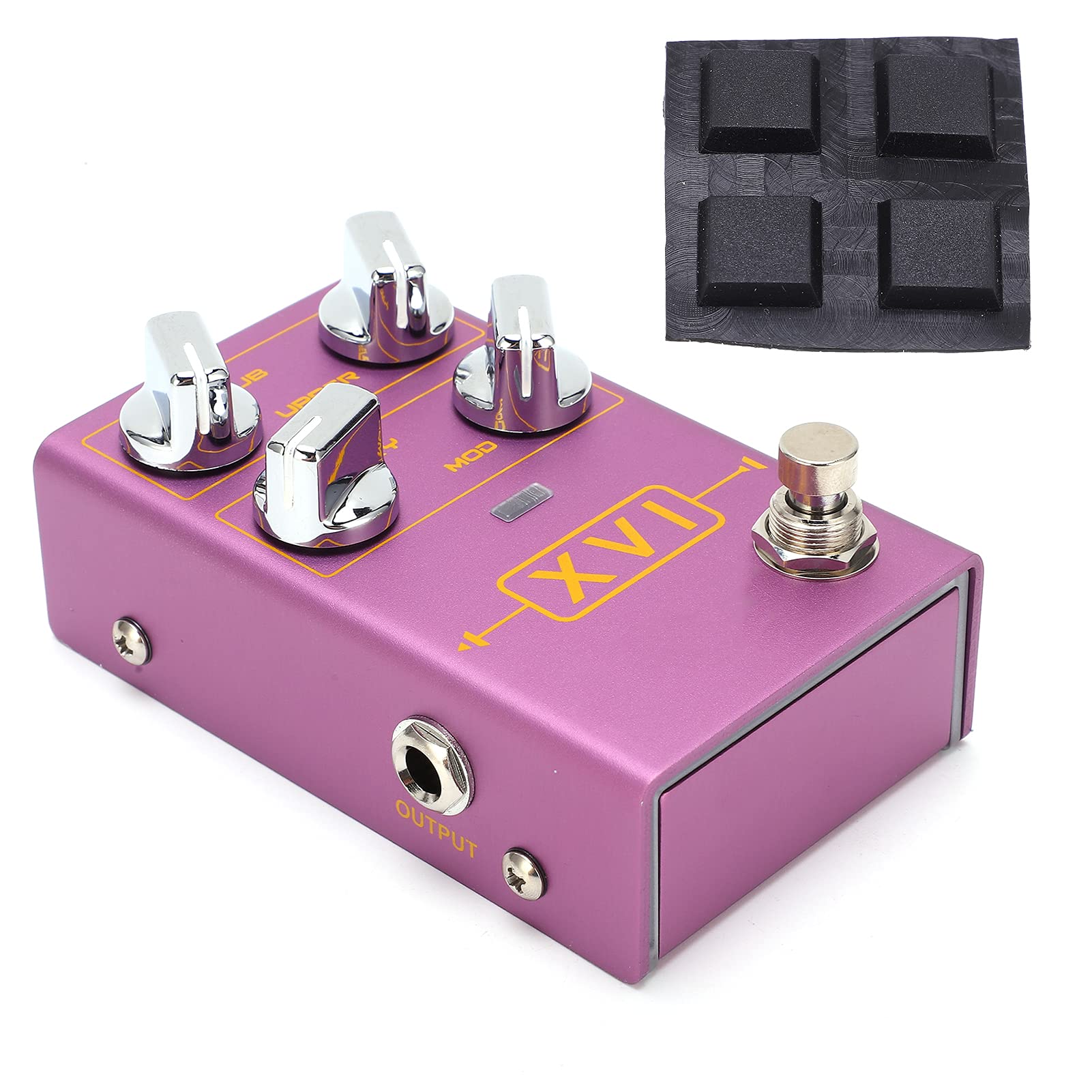 Pédale D'effet Octave Effets Mod Guitare électrique Indépendante Haut vers Le Bas R‑13 Violet