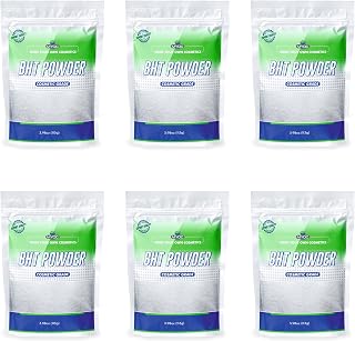 BHT Powder - 113g / 3.98 Oz | 6 Pack | Premium Butylated Hydroxytoluene (BHT) Powder for Cosmetics