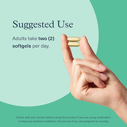 Miniatura 6 de Youtheory Omega Ocean-Friendly - Cápsulas blandas de algas veganas Omega 3 - con EPA y DHA - Salud del corazón, ojos y cerebro - Contenedor