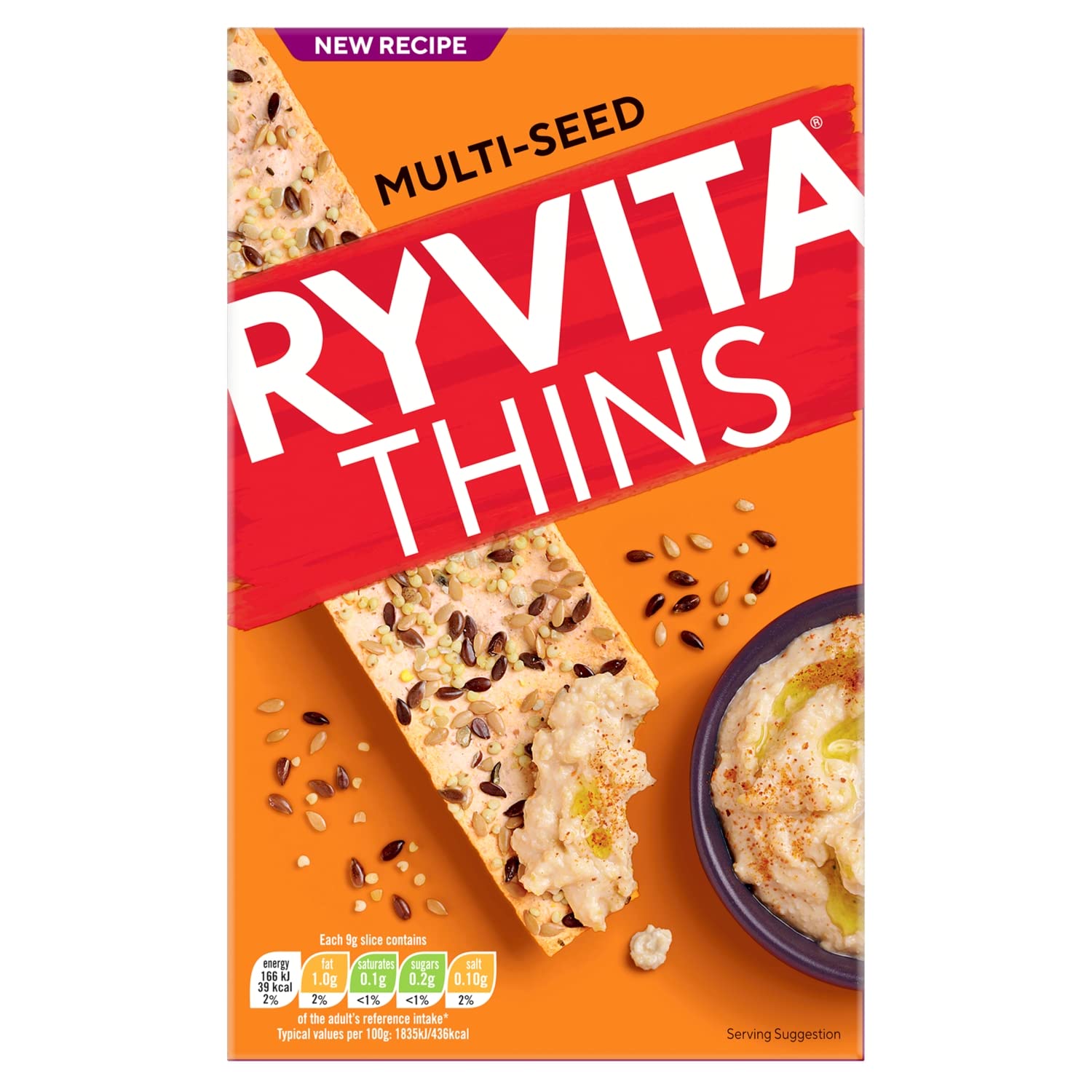Galletas Ryvita Multi-Seed Thins, 125 g