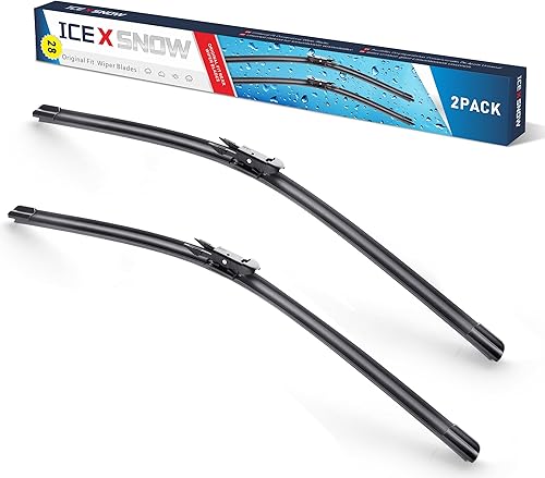 Limpiaparabrisas delantero de 28 pulgadas + 28 pulgadas de repuesto para Ford Escape 2019 2018 2017 2016 2015 2014 2013 EdgeFoucsFusión, calidad de