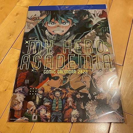 Amazon 僕のヒーローアカデミア ヒロアカ コミックカレンダー 22 緑谷 爆豪 轟 死柄木 荼毘 相澤 トガヒミコ アニメ 萌えグッズ 通販