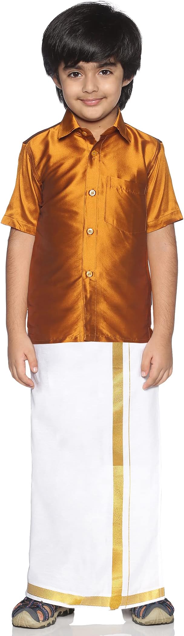 SethukrishnaBoy's Shirt and Dhoti Set