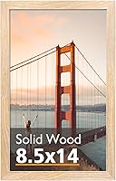 Vista 94 de KINLINK Marco de Fotos 11x14 Natural, Marco de Madera Maciza 11x14 con Plexiglás Acrílico para Fotos 5x7/8x10 Con Paspartú, Exhibición de Mesa