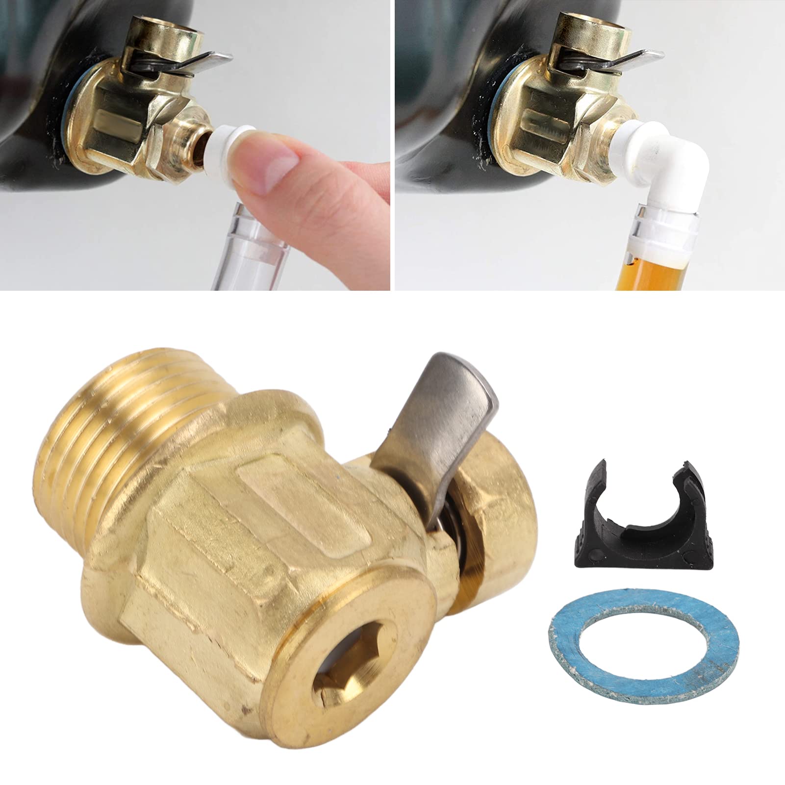 Vanne De Vidange D'Huile M14-1.25 – En Laiton Et Acier Inoxydable, Pour Voitures, Fourgonnettes, Camions Légers