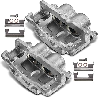 A-Premium Brake Caliper Assembly Replacement for GMC Savana 1500 2500 Sierra 1500 2500 Chevrolet Silverado 1500 2500 3500 Cadillac 2000-2013 Left and Right with 4 Wheel Disc 2-PC