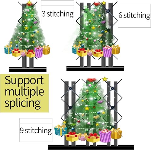 Miniatura 7 de Pantalla de proyector holográfico 3D con aplicación, pantalla de feria comercial 1080P HD y 616 luces LED, cuatro ejes y alta velocidad de