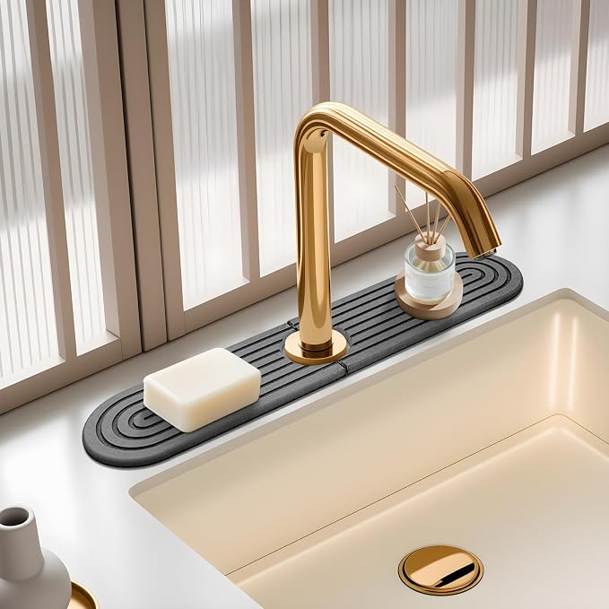 Kitchen Faucet Sink Stone Diatomite Mat