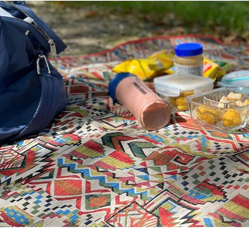 Koc Piknikowy Mata Piknikowa Piknikowy Koc Plażowy Na Zewnątrz Zewnętrzny Wodoodporny Zagęścić Przenośna Mata Piknikowa Odpowiednia Do Podróży Koc Plażowy Do Parku(B,190 * 200CM)