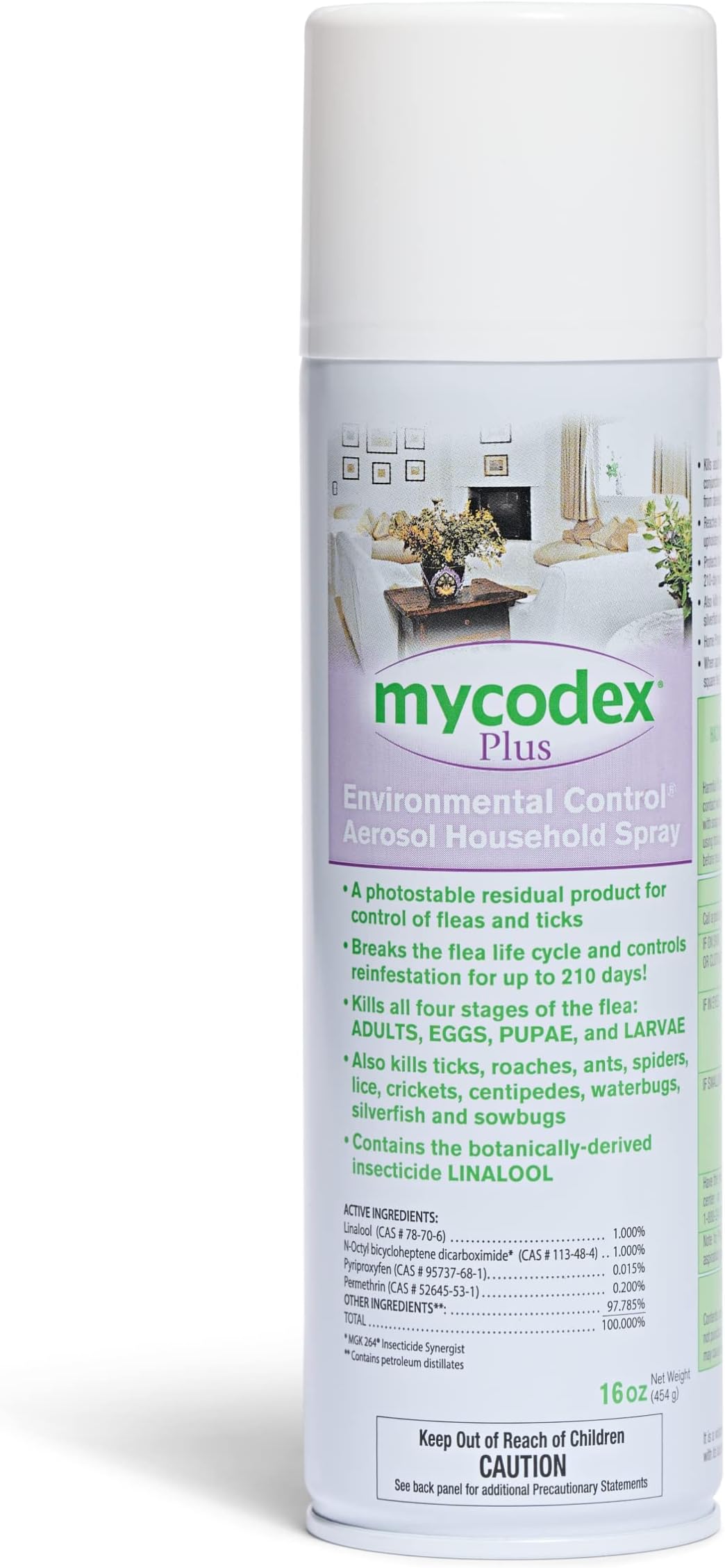 Bengal Full Season Flea Killer Plus, Flea and Tick Aerosol