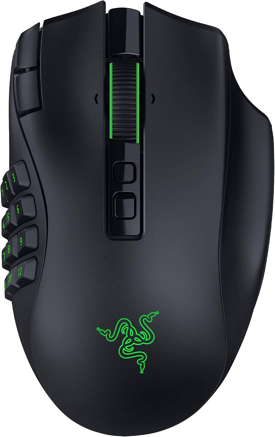 Naga V3 Pro Wireless MMO Gaming Mouse with Swappable Side Plates | 23 Programmable Buttons w/ 3 Swappable Side Plates, HyperScroll Tilt Wheel, 280 Hr Battery, Multi-Mode Connectivity