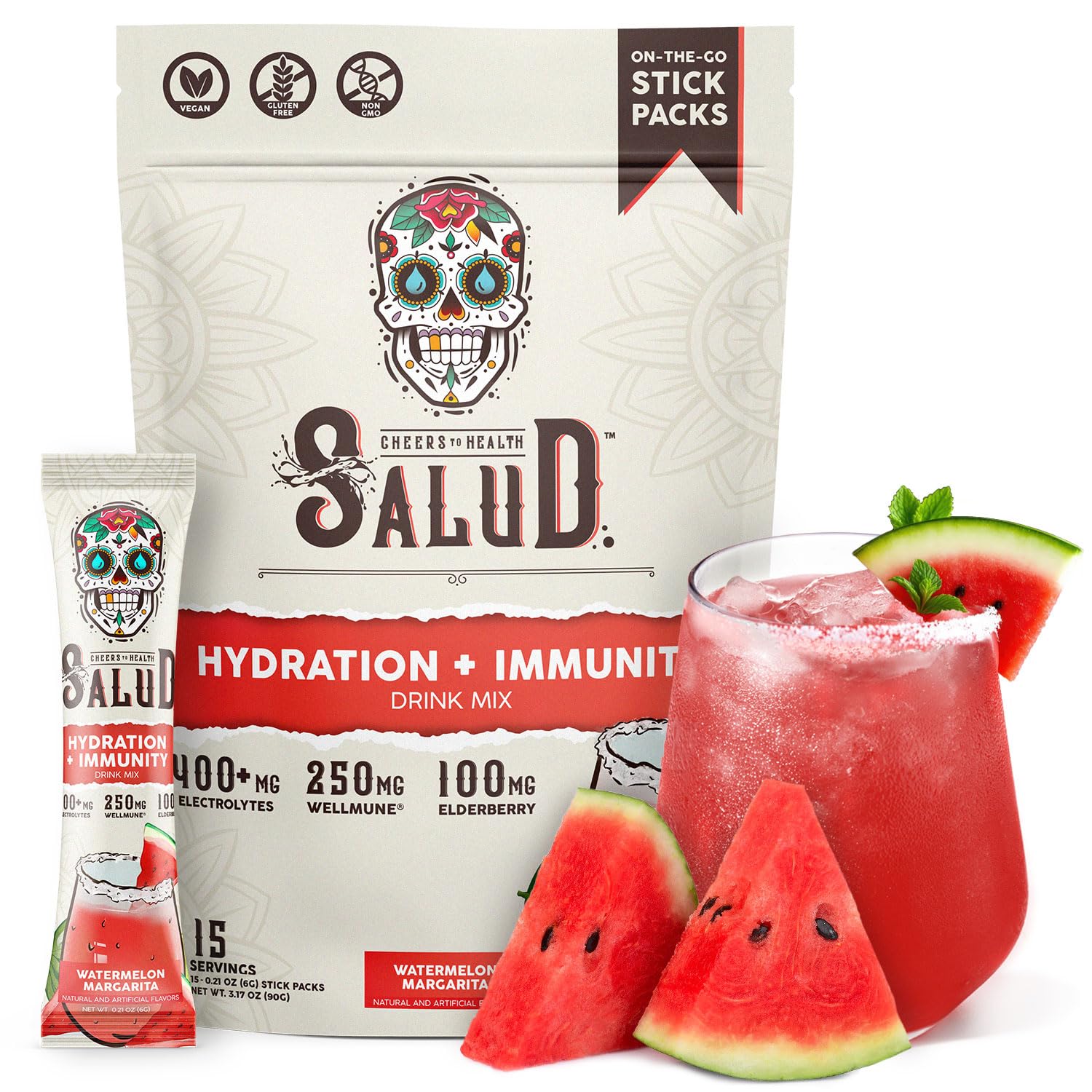 Salud 2-in-1 Hydration + Immunity Drink Mix, Cucumber Lime — Amazon image 21