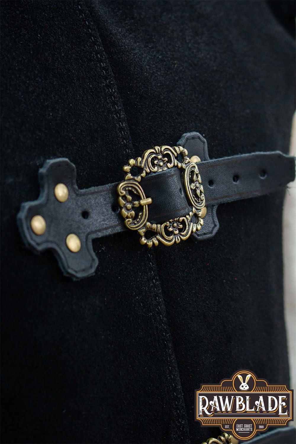 Diego Jerkin medieval de cuero dividido para hombre, túnica de cuero y chaleco de armadura, disfraz de pirata renacentista, chaleco sin mangas para feria y cosplay