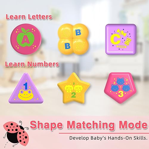 Miniatura 5 de Juguetes de gateo para bebés de 6 a 12 meses, juguete musical de mariquita para bebés de 0 a 3 a 6 7 8 9 10 12 a 18 meses, juguetes musicales