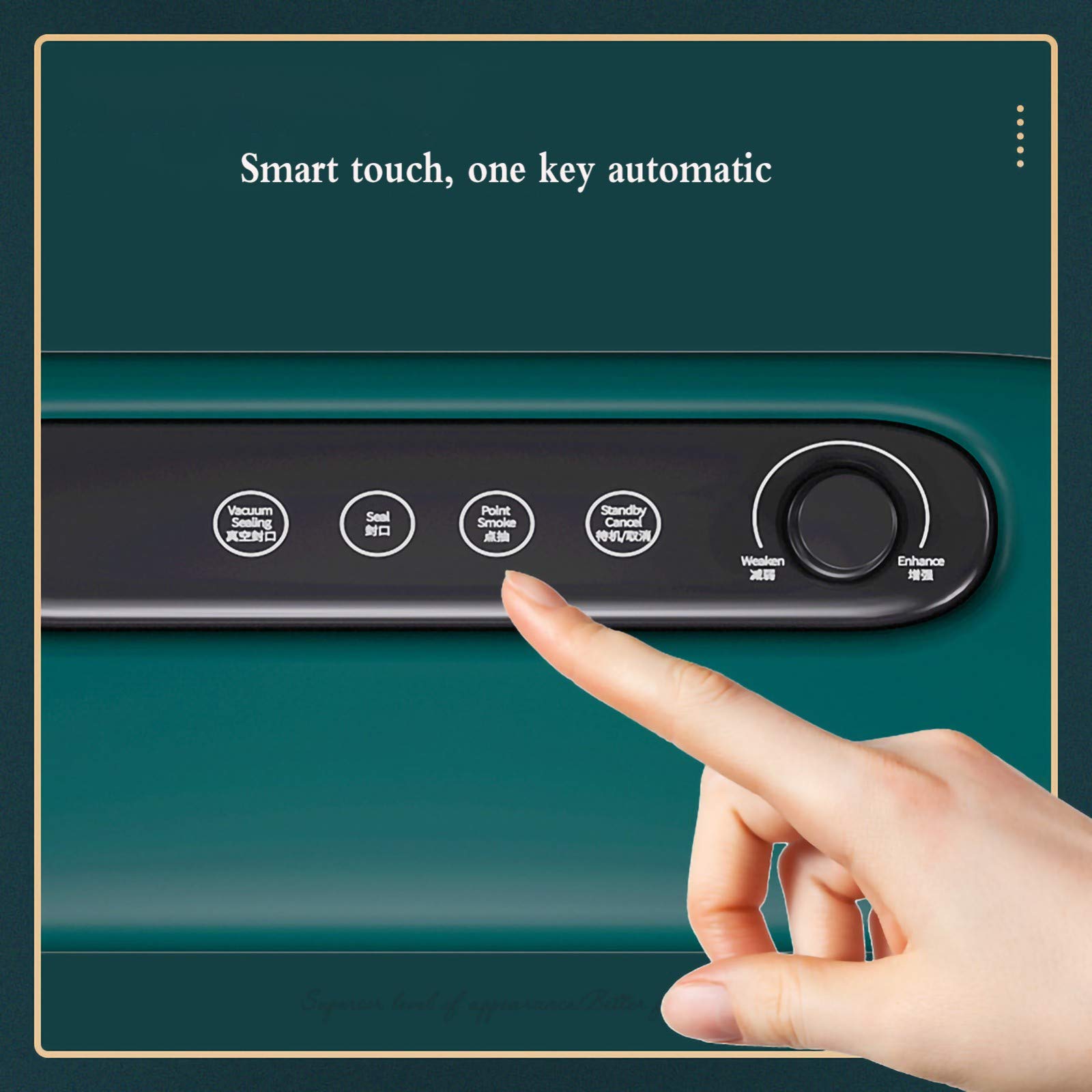 Macchina Sottovuoto per Alimenti Professionale Sigillatrice Sottovuoto Automatica Portatile Vacuum Sealer Sigillatore a Vuoto Adatto per Alimenti freschi Sia secchi Che umidi A
