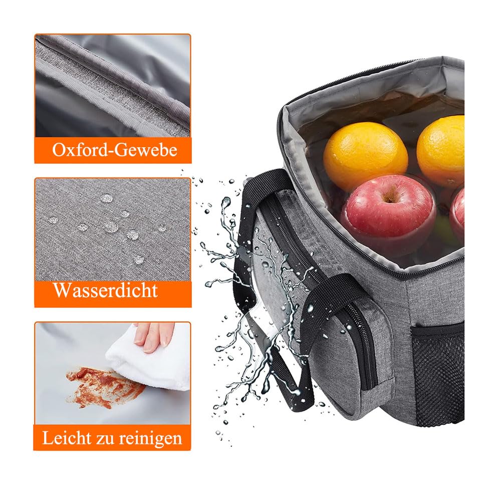 Bolsa isotérmica, 1 unidad, bolsa térmica para pícnic, bolsa de almuerzo, bolsa térmica para el almuerzo, bolsa de almuerzo, bolsa de picnic, bolsa de almuerzo, bolsa de la compra, bolsa térmica para