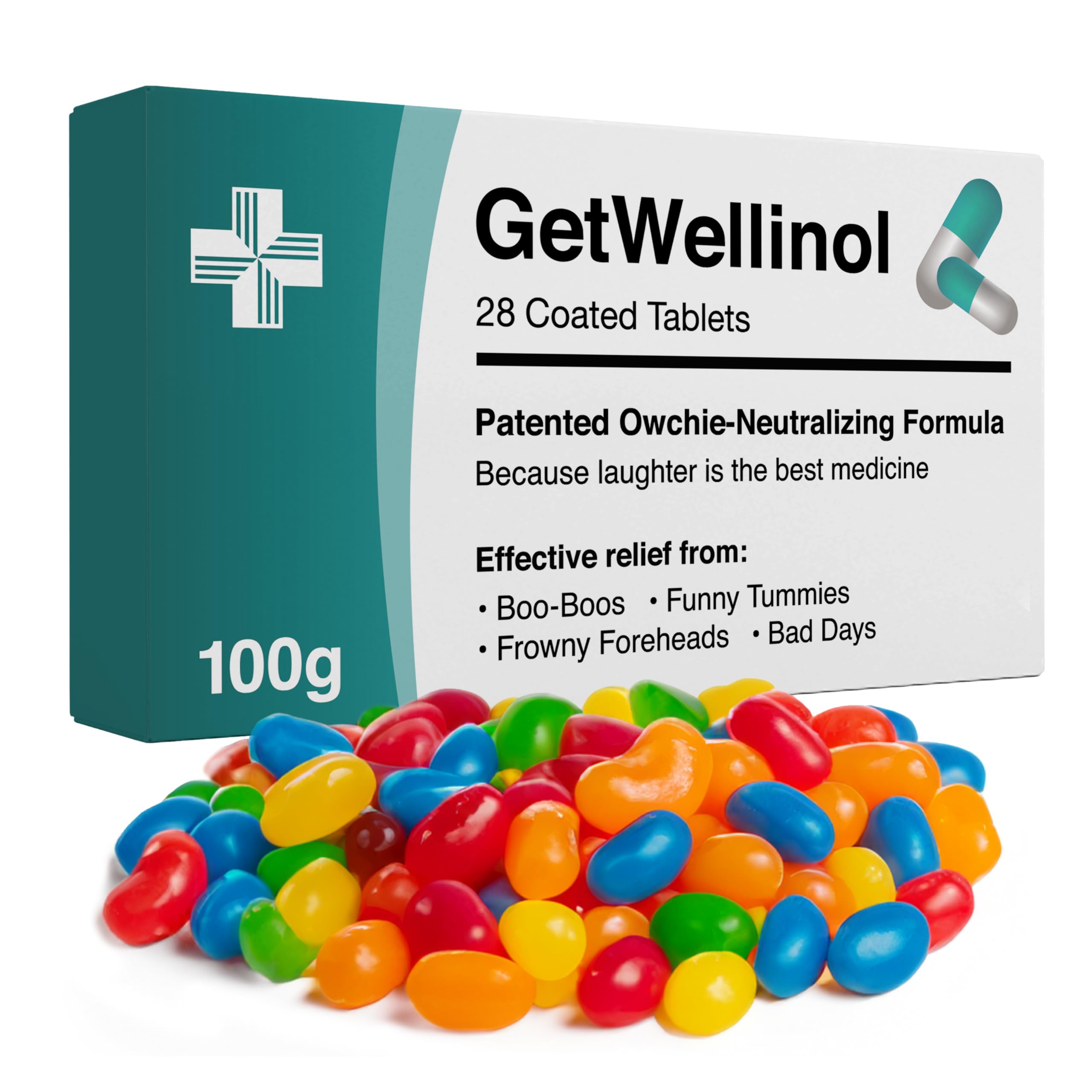 Funny Prank Pill Box with Sweets Gag Gifts for Men Funny Valentines Gifts for Him Xmas Secret Santa Christmas Stocking Filler for Women- Novelty Joke Birthday Gifts for Boyfriend Dad