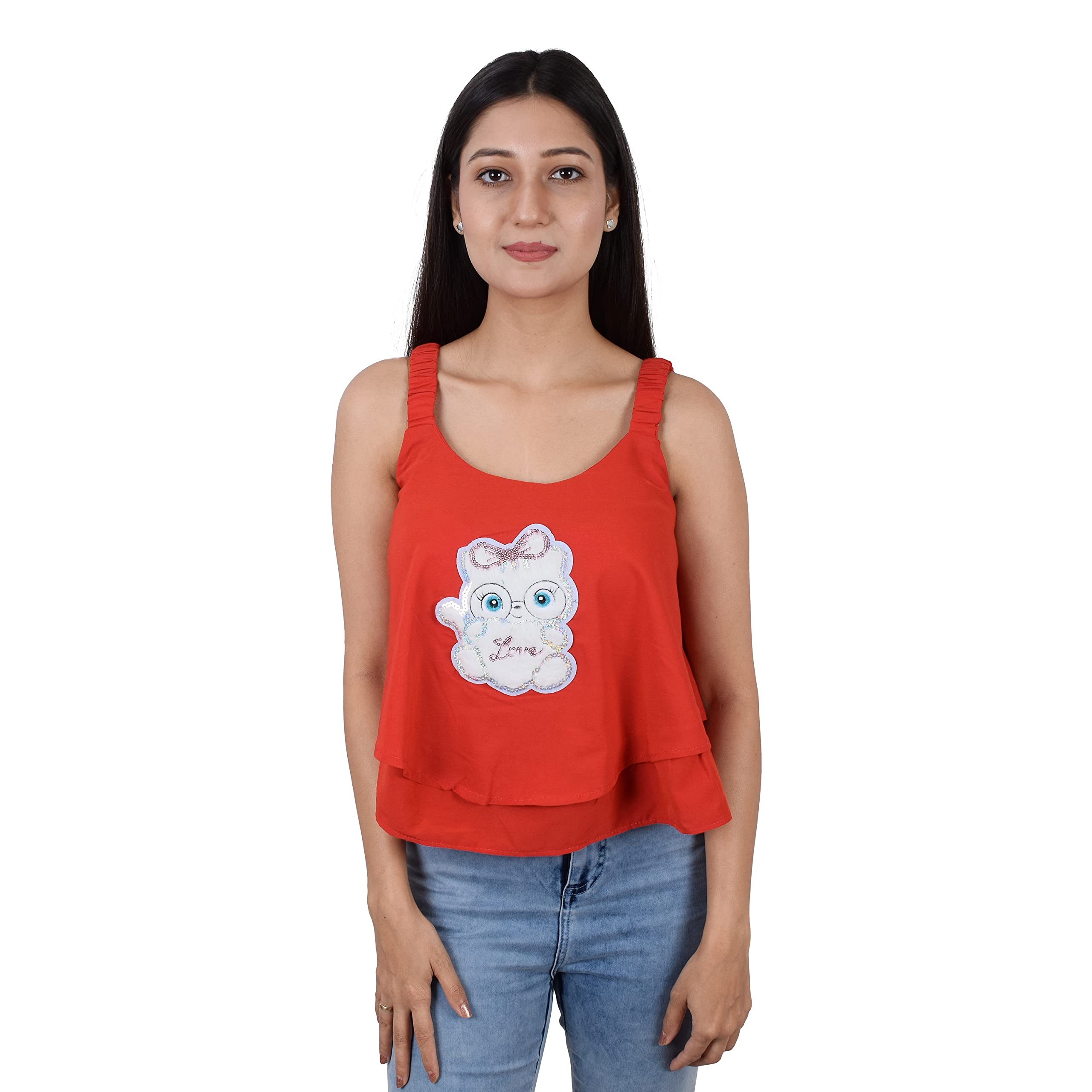 ADII Collection Women's Top (Red, 36)-picture-30