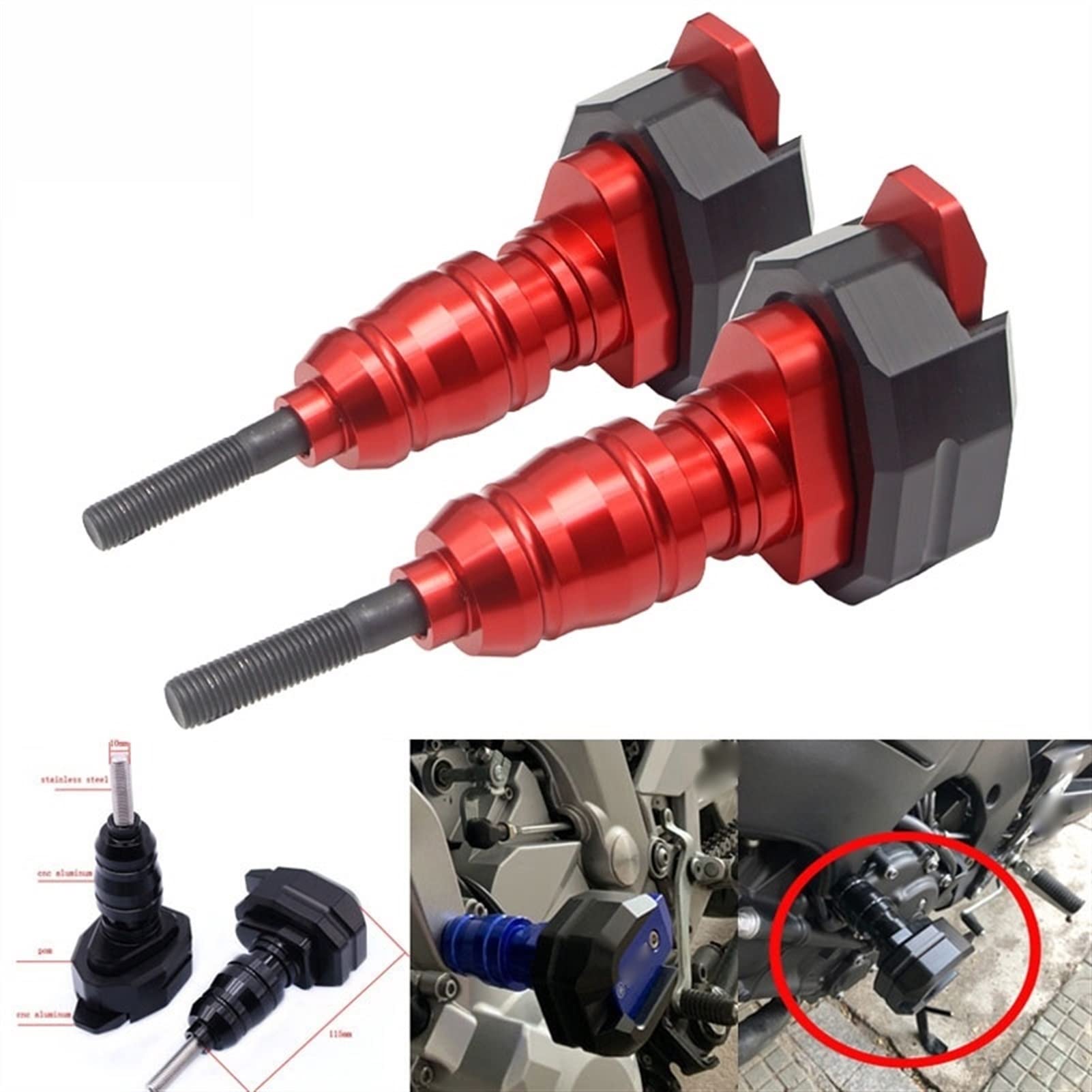 Motorfiets Sliders Voor SUZUKI GSXR GSX-R 600 750 1000 K4 K5 Motorfiets