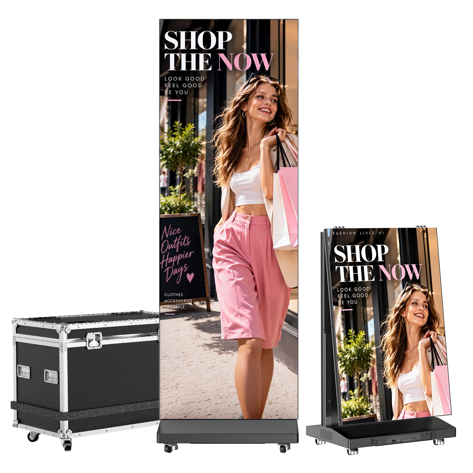 Amazon.com: 80 Inch LED Digital Signage Display, Foldable Seamless