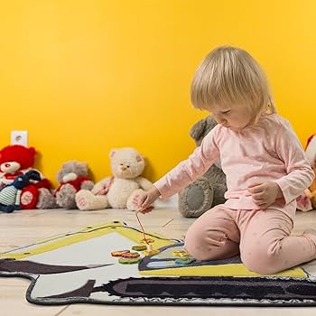 Amazon.com: Tinideya 30 Inch Kids Excavator Bedroom Rug