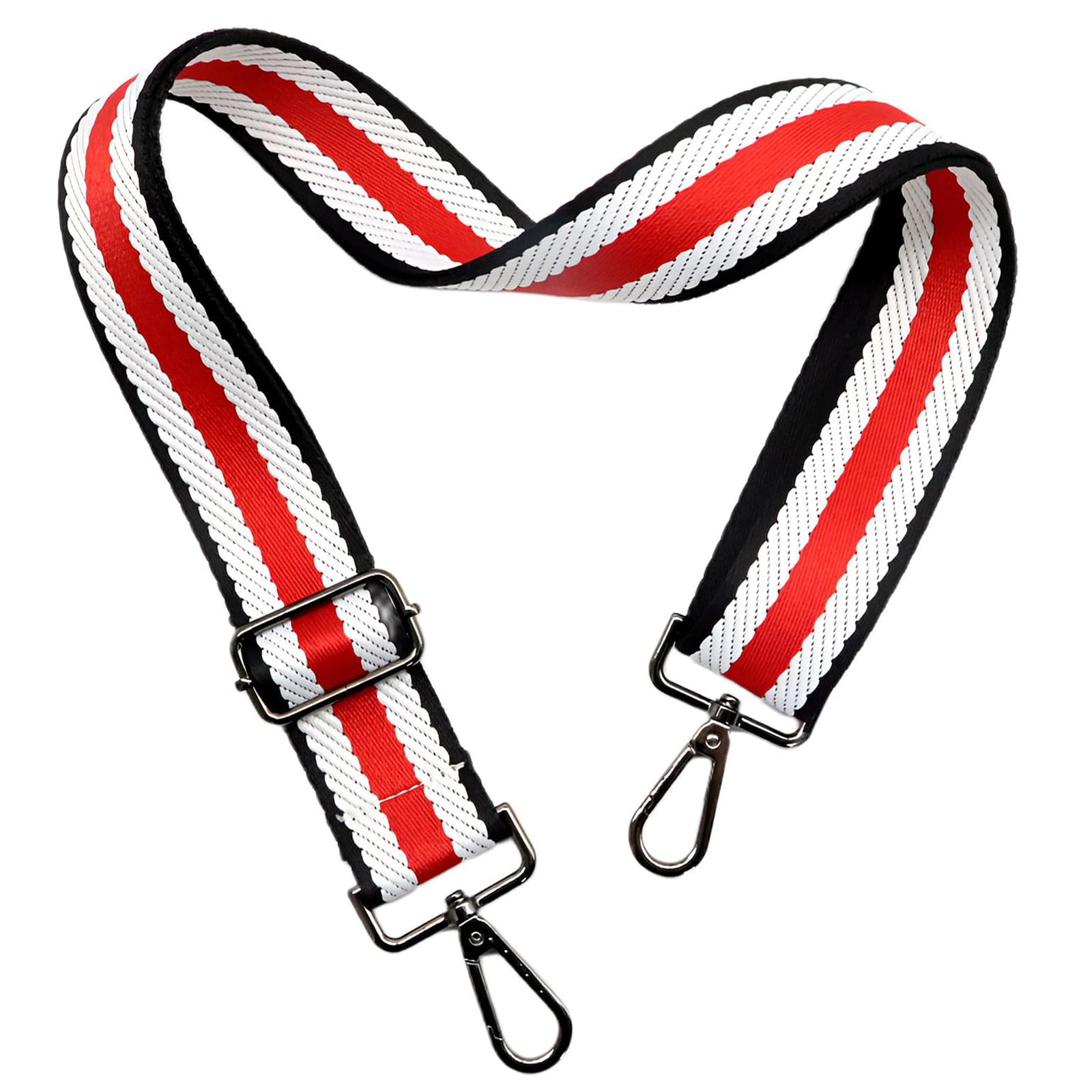 Purse Strap Gold Hardware Replacement Crossbody Bag Strap, Wide Adjustable Shoulder Strap