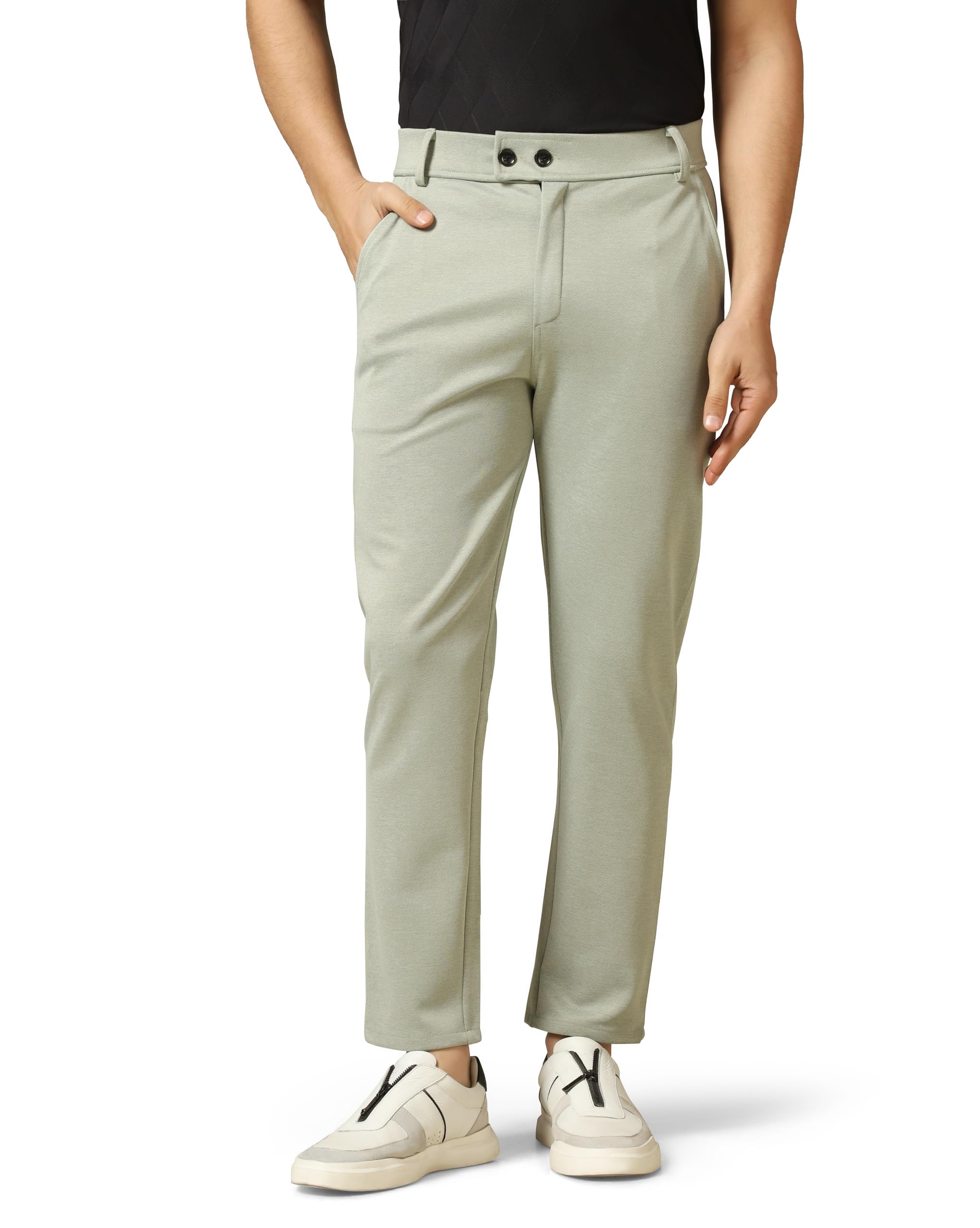 TOPLOT Pantaloni Cargo Uomo Regular Fit: Morbidi E Elasticizzati In Cotone, Jeans Casual Con Tasche, Stile Classico Per Ogni Giorno (Cargo-Jeans-5259)