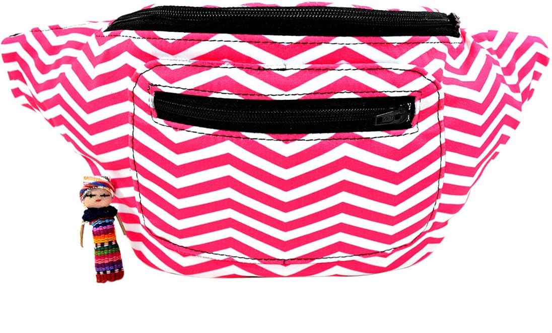 Zig Zag Chevron Fanny Pack, Hidden Pocket, Party, Boho Chic