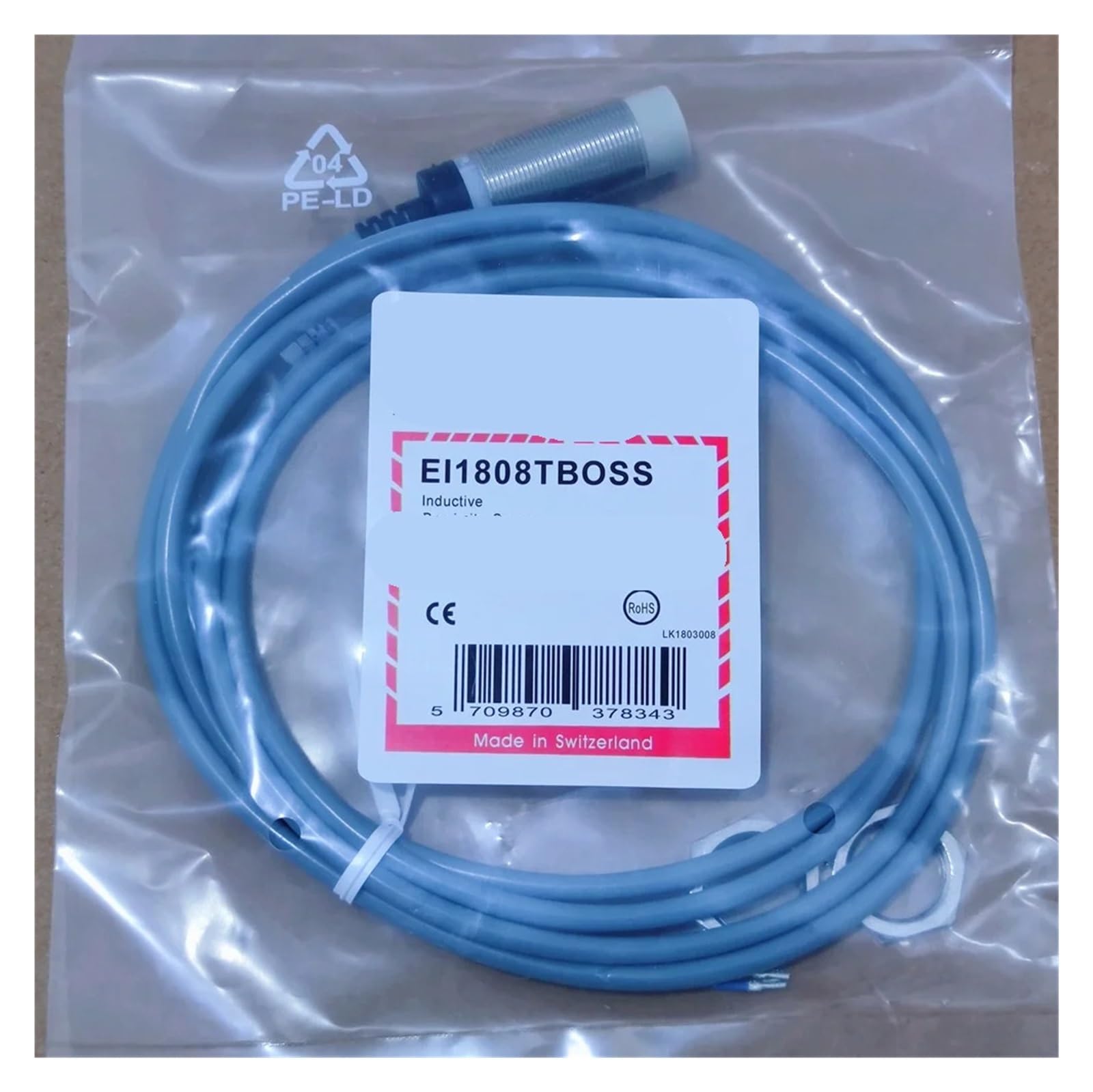 Capteur de proximité inductif EI1808TBOSS boîtier M18 NO