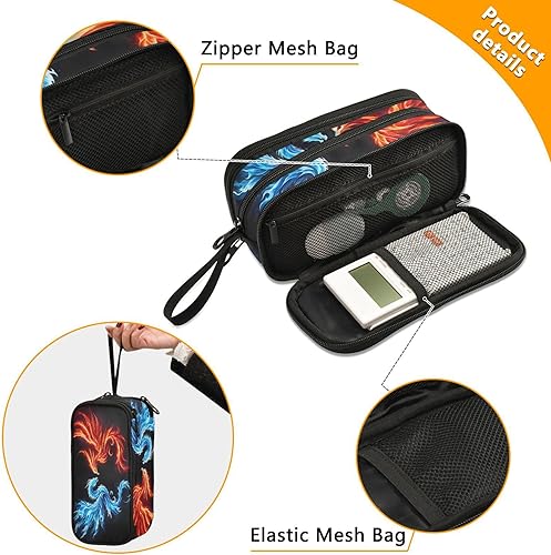 Vista 130 de Estuche para lápices de fútbol y fútbol, estuche grande para lápices para niños y niñas, compartimentos con cremallera, gran capacidad, papelería