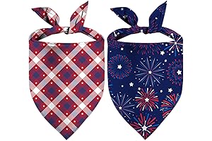 4th of July Dog Bandanas: Patriotic Pet Decorations for Holiday Celebrations