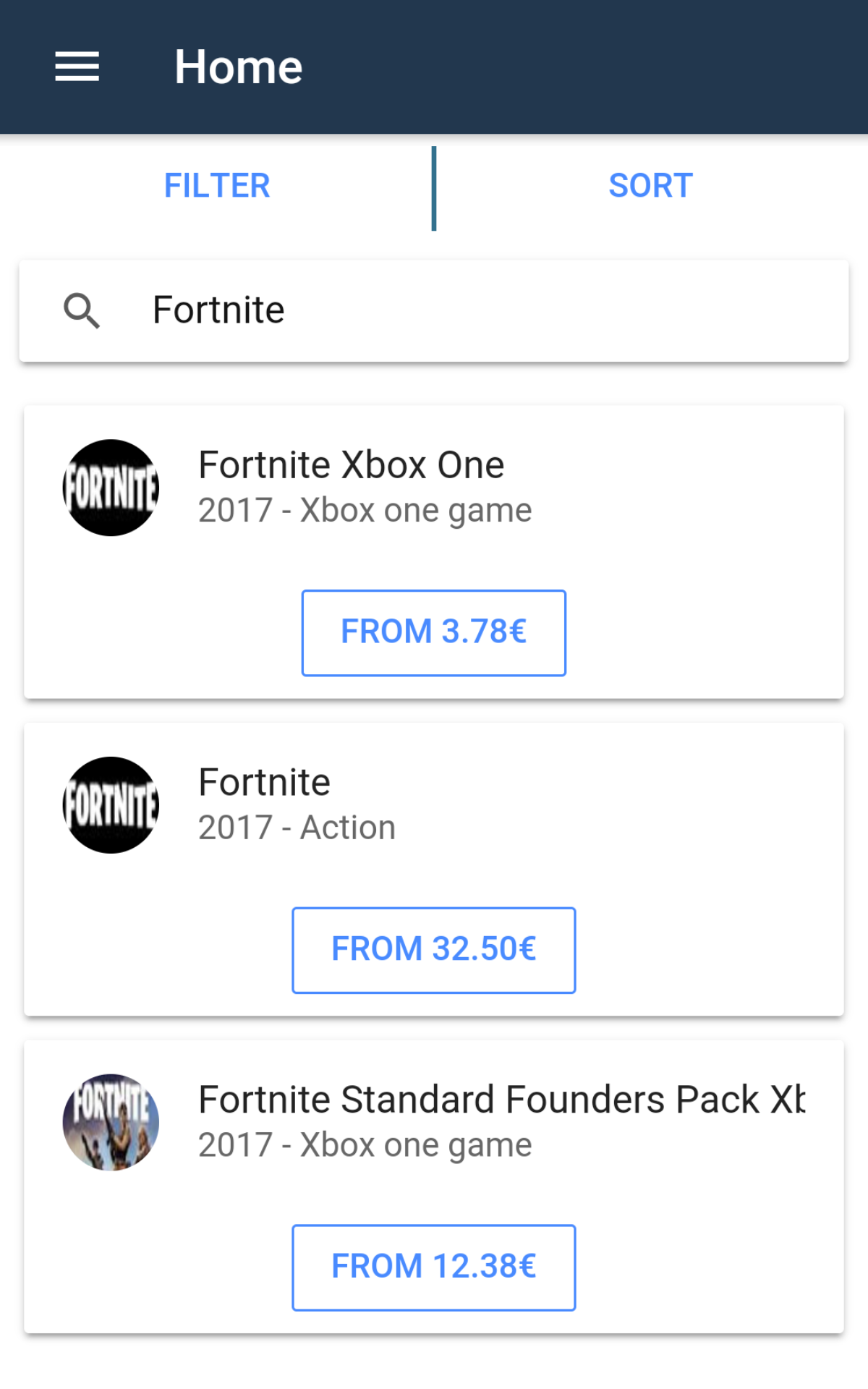 Aplicación CD Keys Compare - Ad free en Amazon Appstore