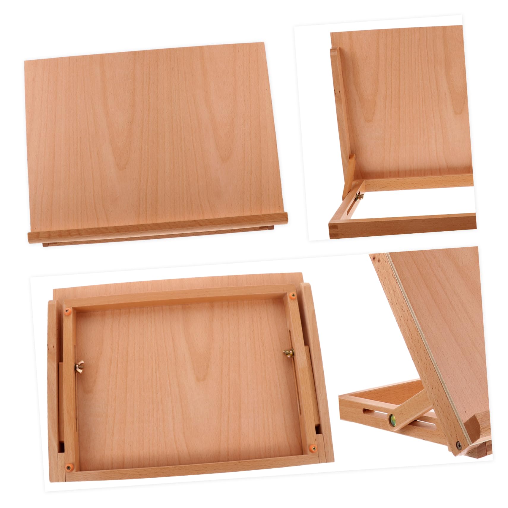 Verstellbare Holz Staffelei für Schreibtisch Klappbarer Tisch Zeichentisch Faltbare Künstler Staffelei für Kinder und Profis Ergonomisch für Malen und Skizzieren
