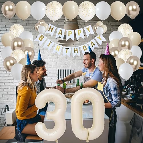 Vista 72 de Decoraciones de cumpleaños número 18 para niños, globos negros y dorados, kit de arco de guirnalda con el número 18, globo de confeti de papel