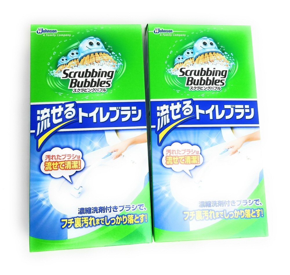 (Bulk purchase) Johnson Shut flush toilet brush body x 2 sets