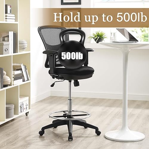 Miniatura 5 de Piezas de repuesto para silla de oficina, 500 libras para silla de oficina, piezas de repuesto de mecanismo de control de inclinación giratoria,