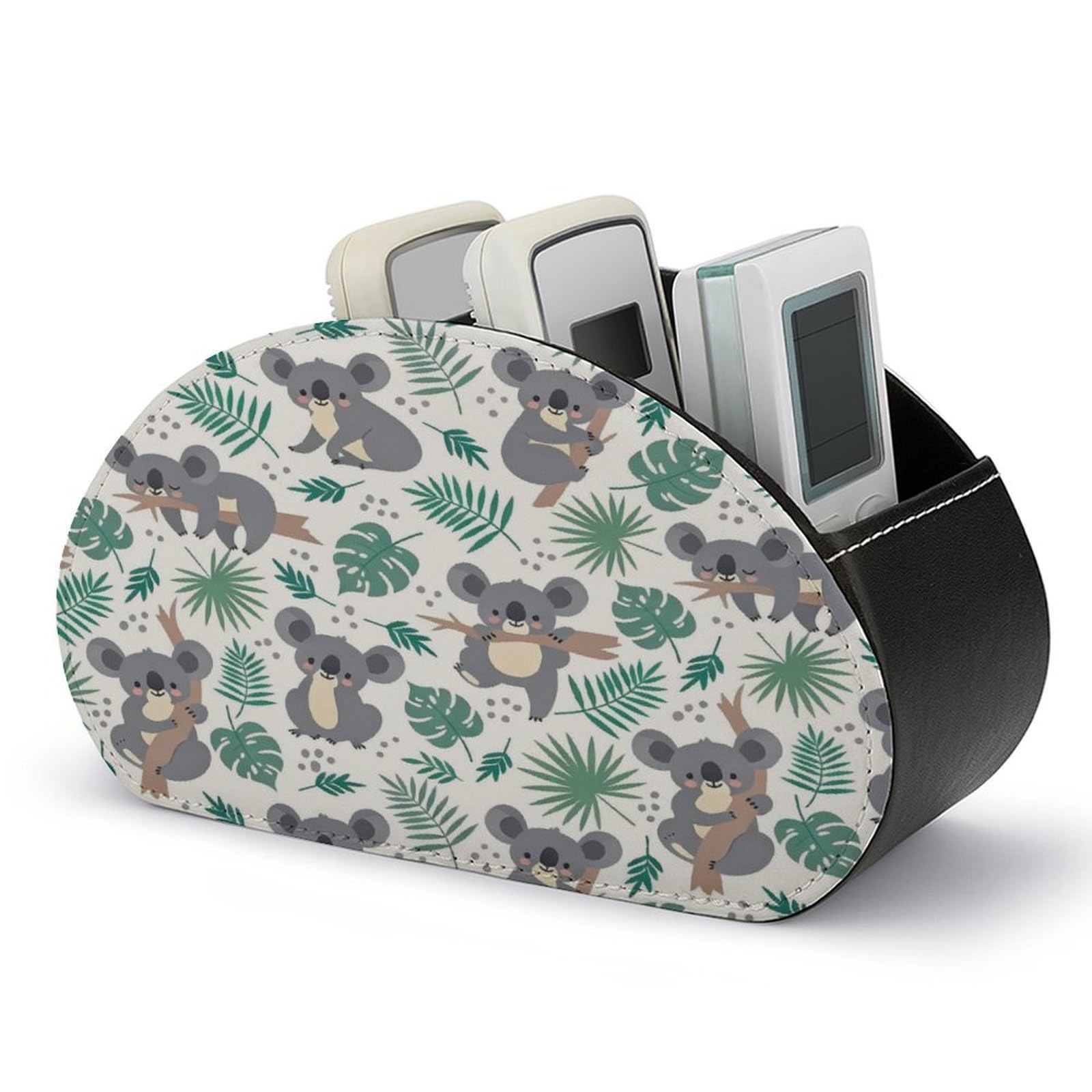 Btcowzrv Style Koala Remote Control Holder With 5 Compartments
