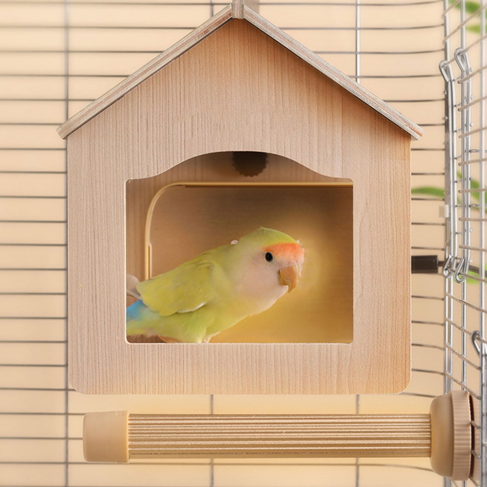 Elektrisch beheizte Sitzstange für kleine Vögel kauen USB-Heizung beheizte Vogelstange Ständer