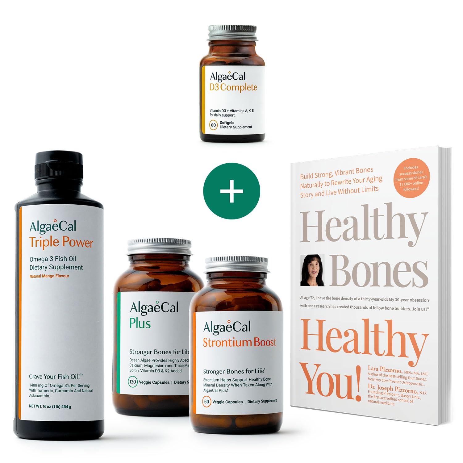 Buy ALGAECAL Powerhouse Bundle D3 Complete (1000 IU) + K2, E, A (1000