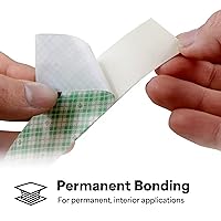 Vista 5 de 3M 4032 Double Coated Urethane Foam Tape, Bonding, Attaching, Mounting, White, 1 in x 5 yd, 1 Roll