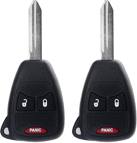 Miniatura 9 de ECCPP 2 llaveros 04-12 para Jeep Grand Cherokee Commander Compass para Chrysler 200 300 Aspen PT Cruiser Sebring para Dodge Ram 1500 2500 3500