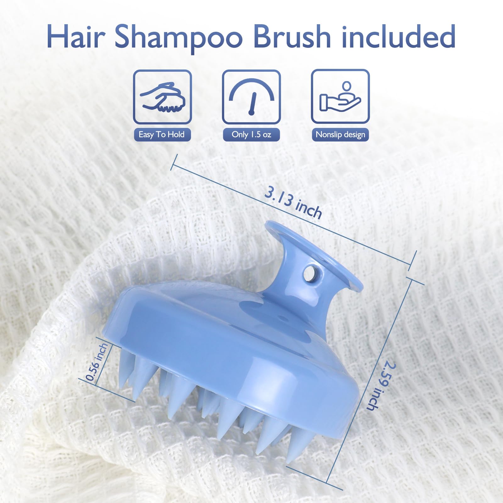 LukLoy Shampoo Bowl Hose & Sprayer Kit – 1/4" Nut Stainless Steel Hose, 1/2" Sprayer Head, 2-in-1 Button, High Water Pressure For Salon Sinks