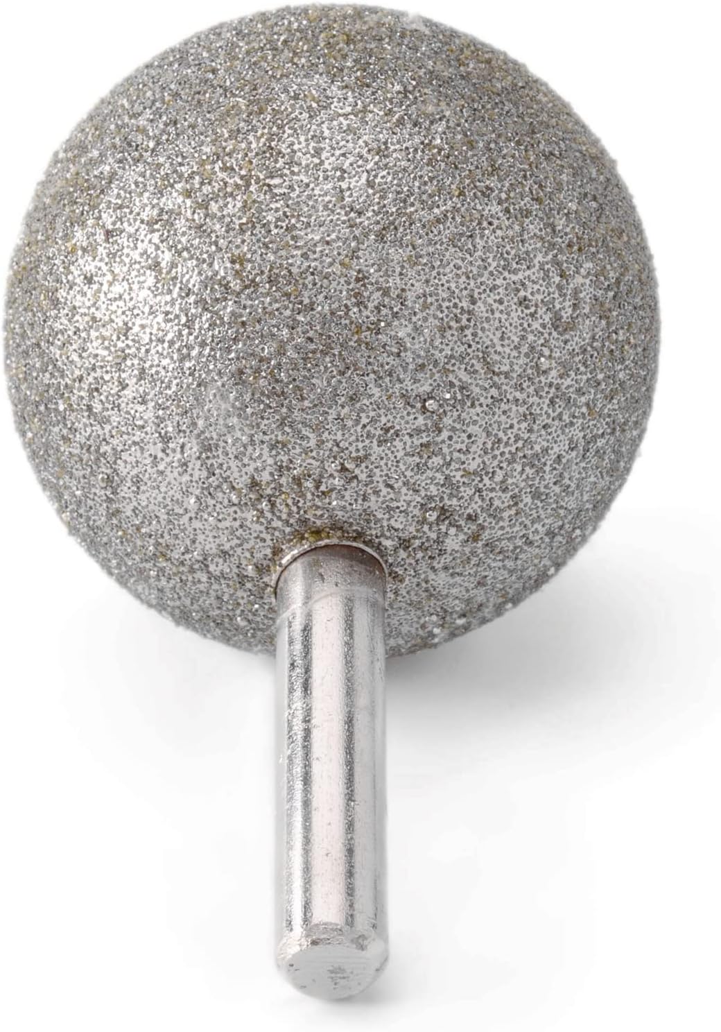 JINGLING 50mm 2 inch Spherical Head Diamond Grinding Bit Coated Round Ball Burs with Shank 5/16" Grit 80 Tools for Stone