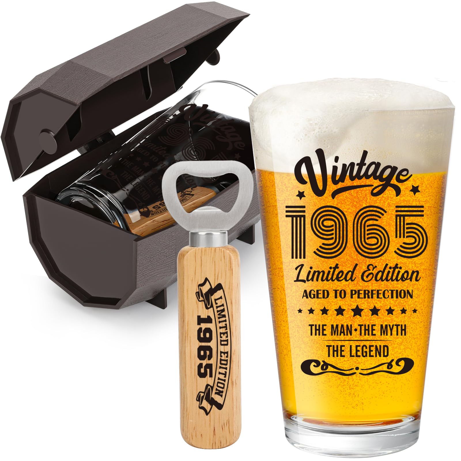 50th birthday gifts for men vintage 1975 beer glass 50 year old birthday for him 50th birthday decorations for man over 50 cool 50 birthday gift ideas for men turning 50