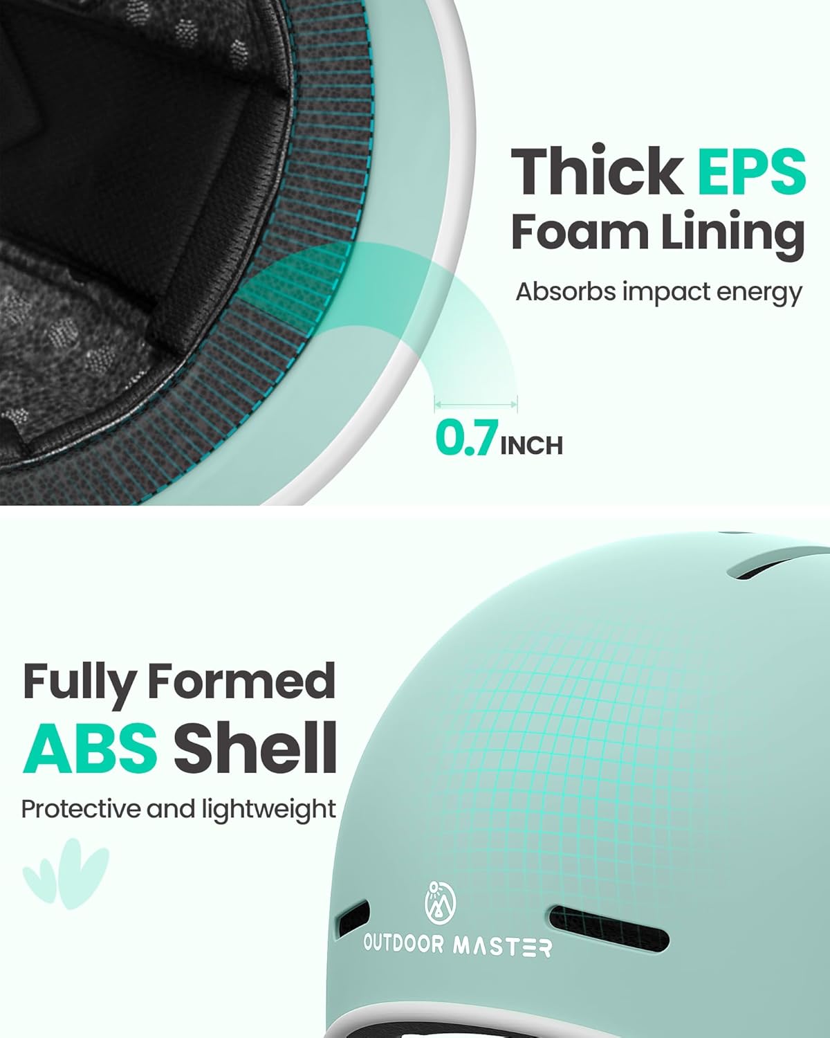 OutdoorMaster Toddler Helmet, Toddler Bike Helmet, Bike Helmet for Youth Boys & Girls, Kids Helmet with Visor, Dial Fit Adjustment Ventilation Multi-Sport Helmet for Bicycle Skate Scooter Longboard