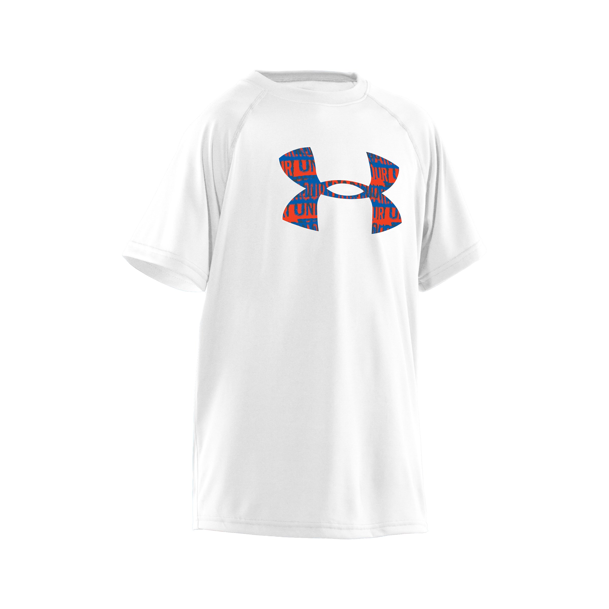Under Armour Big Logo Tech Boys T-Shirt, Funktionsbekleidung Big Logo Tech T-wht, weiß (wht), 128 — image 1