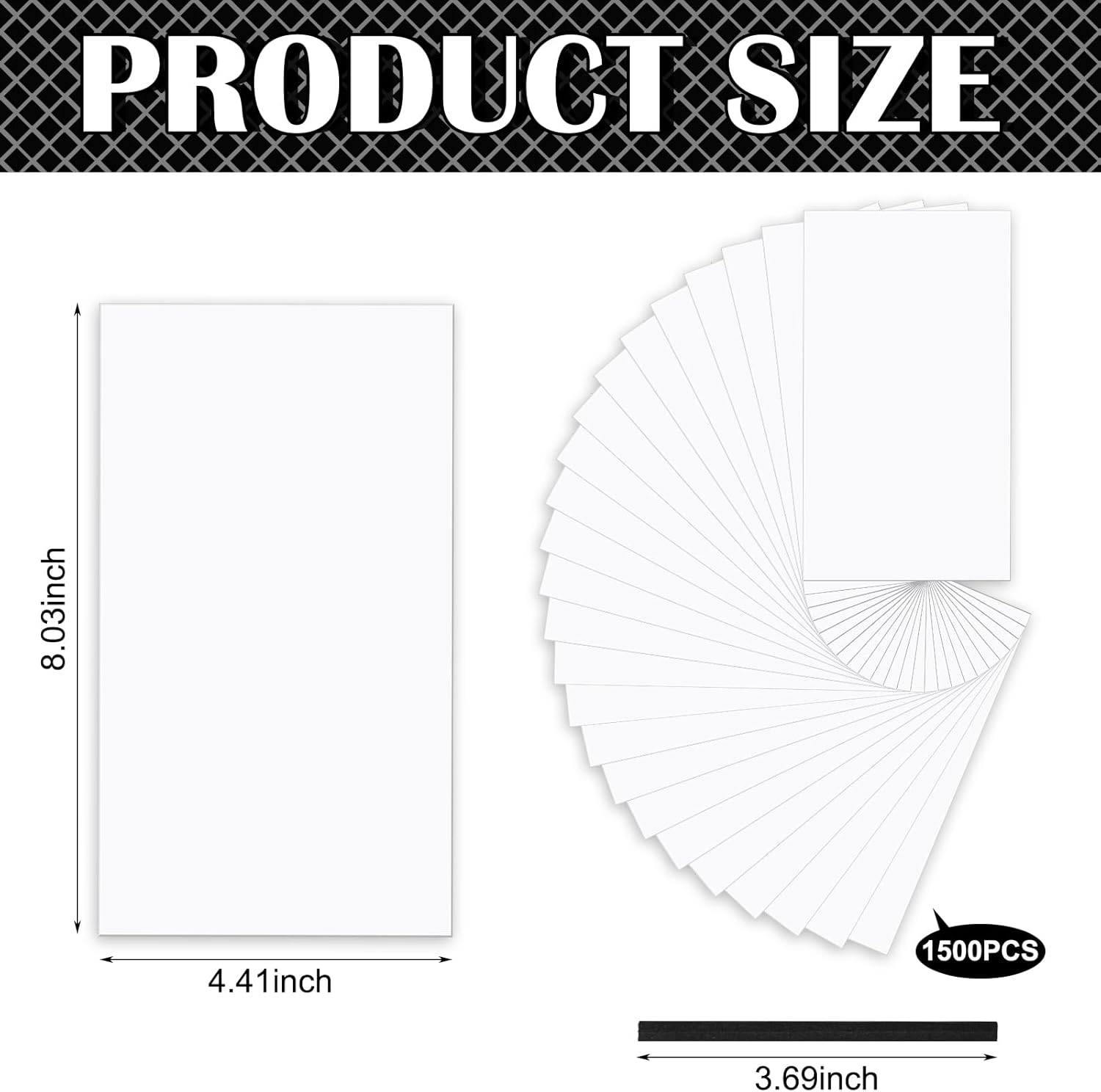 Honeydak 1500 Pack White Wild Game Meat Bags for Freezer 1 lb 8.03 x 4.4 inch Ground Meat Freezer Packing Bags Pack Venison Beef Processing Storage Bulk with Twist Ties for Outdoor