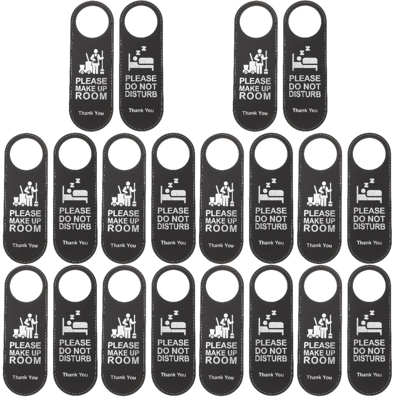 STOBOK Panneau Ne Pas Déranger Hôtel Double Face 9.45X3.15X1.18 Pouces Signe Porte Suspendu Pour Hôtel Bar Café Facile À Accrocher Ensemble De 20
