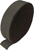 Vista 1 de Kawaii Easy Crafting Banda elástica negra, 3/4 pulgadas x 5 yardas, carrete elástico de punto de alta elasticidad, bandas elásticas de costura