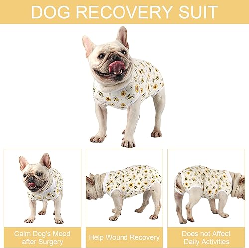 Miniatura 2 de Due Felice Traje de recuperación de cirugía para perro, mameluco para mascotas después de la cirugía, alternativa al collar electrónico para hembra,